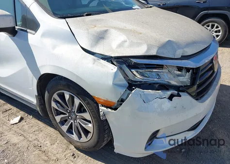 2022 Honda Odyssey Ex-L z USA, uszkodzony, nr VIN 5FNRL6H77NB021911